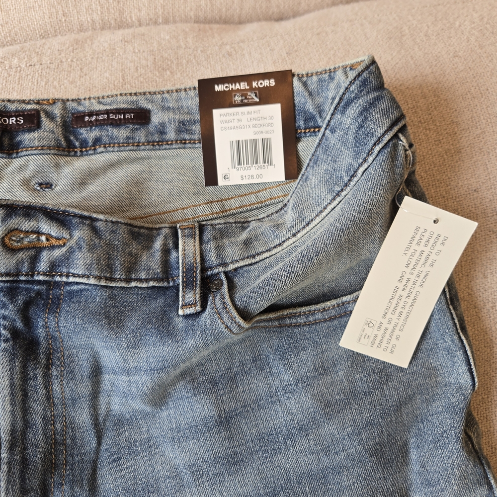 Michael Kors Light Blue Denim Pants